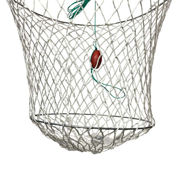 Double ring cotton crab net with float and rope – Ohero Fishing Products