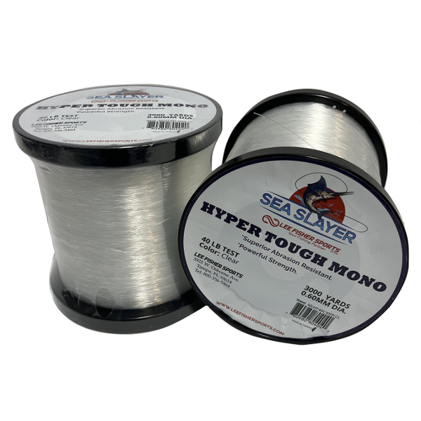 Triple Fish Mono Line, 60-Pound (27.2 Kg) Test.031 in (0.80 Mm) Diameter,  Clear, 2-Pound (0.91 Kg) Spool, 1680-Yard (1536 M), Monofilament Line -   Canada