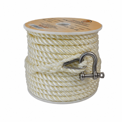 Nylon Anchor Rope with Stainless Steel Thimble with Shackle