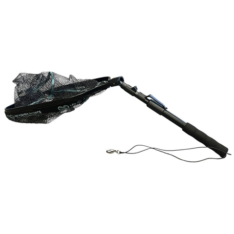 extra long handle fishing net Floating Foldable Landing Net-18"x22",12" deep, 12-22" Telescope Handl – Ohero Fishing Products