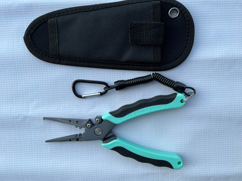 7.5" Stainless Steel 420 super grade Split Ring Plier with Tungsten Cutter